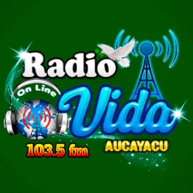 Logo de Radio Vida 103.5 FM Aucayacu - Huanuco - Perú